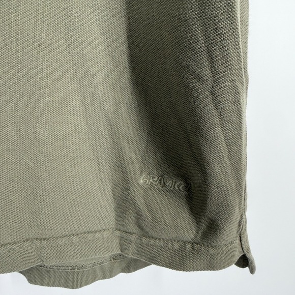 Gramicci Original Freedom Mens Large Olive Green Cotton Gusset T-Shirt RN54023 - Picture 2 of 8